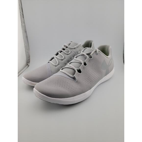 Under Armour Women's Shoe Sneaker Gray White Street Precision Low Size 8.5 - Picture 2 of 9